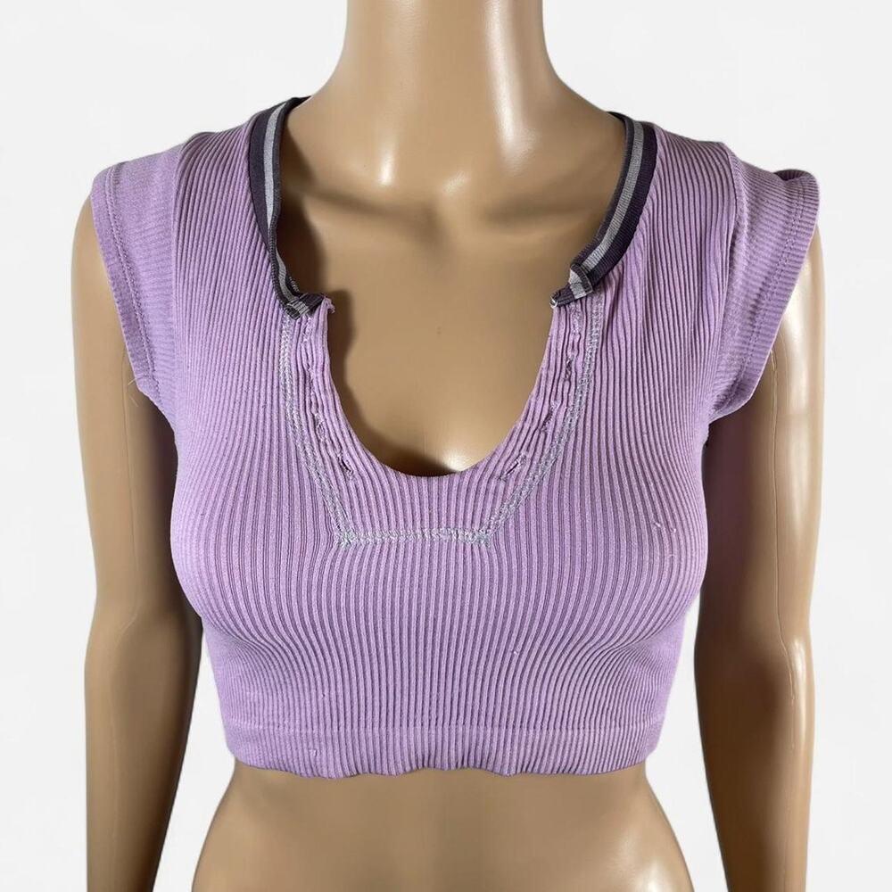 Soft ribbed crop top by